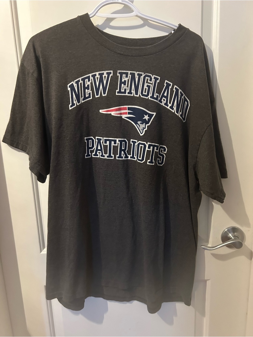 New England Patriots Men’s Graphic T-Shirt - Charcoal - XL